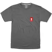 Chrome Vertical Red Logo Lyhythihainen T-paita