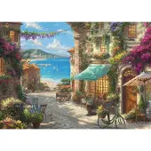 Schmidt Thomas Kinkade: Café on the Italien Riviera 1000p palapeli
