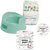 Heless Dolls Potty with Accessories 15cm