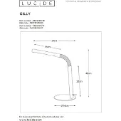 Lucide Luciden pöytävalaisin Gilly