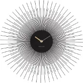 Karlsson Peony musta seinäkello 45 cm KA5817BK
