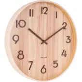 Karlsson Pure seinäkello 60 cm, vaalea puu