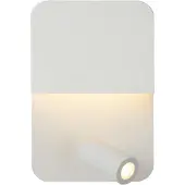 Lucide Led seinävalaisin Boxer, Valkoinen/opaali, Olohuone/ruokailutila, Metalli, Moderni, seinäkohdevalaisin