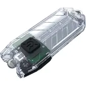 Nitecore Tube V2.0 Transparent, rechargeable LED keychain flashlight