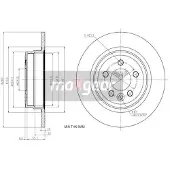 MAXGEAR Jarrulevy (1kpl) 19-1190