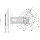 MAXGEAR Jarrulevy (1kpl) 19-0725