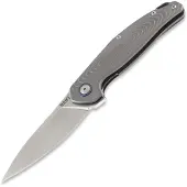 MKM-Maniago Knife Makers Goccia Linerlock Ti Blasted