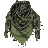 MFH - Max Fuchs MFH Shemagh 110x110cm (Color: Olive/Black)