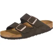 Birkenstock Pistokkaat 'Arizona' tummanruskea / pronssi