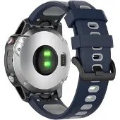 CaseOnline Twin Sport Rannekoru Garmin Enduro - Siniharmaa