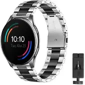 CaseOnline Rannekoru ruostumatonta terästä OnePlus Watch 46mm - Sv/hopea