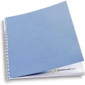 GBC sidontakansi LeatherGrain A4 250gsm Sininen