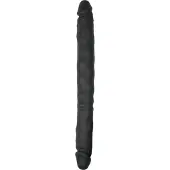 EasyToys Silicone Double Ended Dildo Black 30 cm