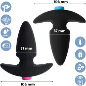 Kaalimato 2 Vibrating Remote Controlled Butt Plugs