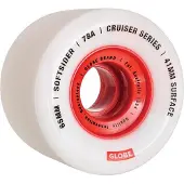 Globe Softsider Cruiser 65mm Wheels valkoinen