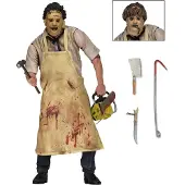 NECA Texas Chain Saw Massacre 40th Anniversary Ultimate Leatherface Retro 18 Cm Figure Monivärinen