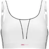 Swegmark Movement Sports Bra Coolmax Moulded Cups - White - F x 80