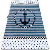 Rugsx Alfombra PETIT MARINE ANCLA MAR azul 180x270 cm
