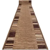 Rugsx Alfombra de pasillo con refuerzo de goma ADAGIO beige 90x120 cm