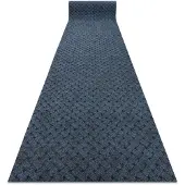Rugsx Runner - Alfombrilla antideslizante 200 cm VECTRA 800 exterior, interior azul 200x110 cm