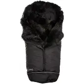 Bozz Lampaantaljalämpöpussi Pitkäkarvainen, Black Melange/Grey