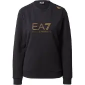 EA7 for woman. 8NTM45_TJ9RZ Evolution sweatshirt black (L), Casual, Polyester, Long sleeve