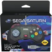 Retro-Bit Retro-bit: Sega Saturn Usb Pad Grey (Pc/Mac) PC