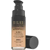 Milani Cosmetic Conceal + Perfect 2-In-1 Fondation + Concealer Nestemäinen meikkivoide 30 ml Nr. 04A1 - Golden Beige