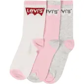 Levi's Sukat meleerattu harmaa / roosa / karmiininpunaine / valkoinen