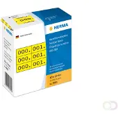 Herma 4801, Musta, Keltainen, Paperi, 10 mm, 22 mm, 3000 kpl, Saksa