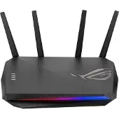 Asus ROG STRIX GS-AX5400, Wi-Fi 6 (802.11ax), Kaksitaajuus (2,4 GHz/5 GHz), Ethernet LAN, Musta, Pöytäreititin (90IG06L0-MO3R10)