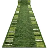 Rugsx Alfombra de pasillo con refuerzo de goma ADAGIO verde 67 cm 67x150 cm