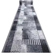 Rugsx Alfombra de pasillo con refuerzo de goma ESSENZA gris 80 cm 80x240 cm