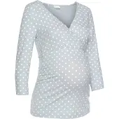 LASCANA Pyjama harmaa / valkoinen