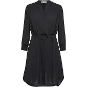 Selected Slfdamina 7/8 Dress B Noos - Black - 44