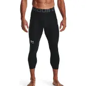 Under Armour Miesten Armour HeatGear 3/4 -leggingsit, mustat (001)/harmaa, koko 4X-Large
