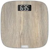 Tefal Origin PP1600, Sähkökäyttöinen henkilövaaka, 160 kg, 100 g, Puu, kg, Ovaali