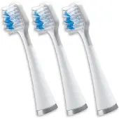 Water Pik Triple Sonic -hammasharjan vaihtop t, t ydellinen hoito, STRB-3WW, 3 kpl (1 kpl pakkaus), valkoinen