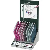 Faber-Castell 241144, Klipsi, Kuulakärkikynä klikkausmekanismilla, 40 kpl, Erittäin leveä