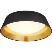TRIO Ponts LED kattovalaisin 45cm 18W 3000K musta/kulta