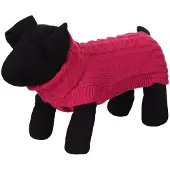 Rukka Wooly pinkki koiran neulepaita