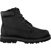 Timberland unisex for kids. TB0A28UD0011 Leather lace-up boots Courma Kid black (26), Flat, Laces, Casual, Sustainable, children's fashion