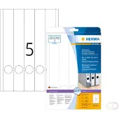 Herma 10175, Valkoinen, Itse kiinnittyvä tulostintarra, A4, Paperi, Laser/Inkjet, Irroitettava