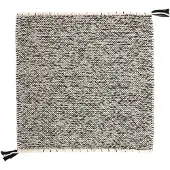 VM-Carpet Duo Rae matto, musta - valkoinen