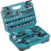 Makita 76-osainen työkalusetti laatikossa - E-10899