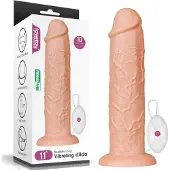 Lovetoy Realistic Long Vibrating Dildo 28 cm