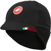 Castelli Difesa Thermal Cap Black Red
