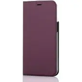 Wave Book Case suojakotelo iPhone 12 Pro Max sangria