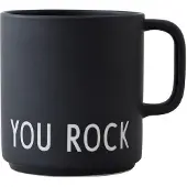 Design Letters -suosikkikuppi kahvalla 25 cl You rock