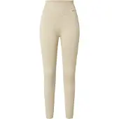 Aim'n Beige Ribbed Seamless Tights - Beige - M